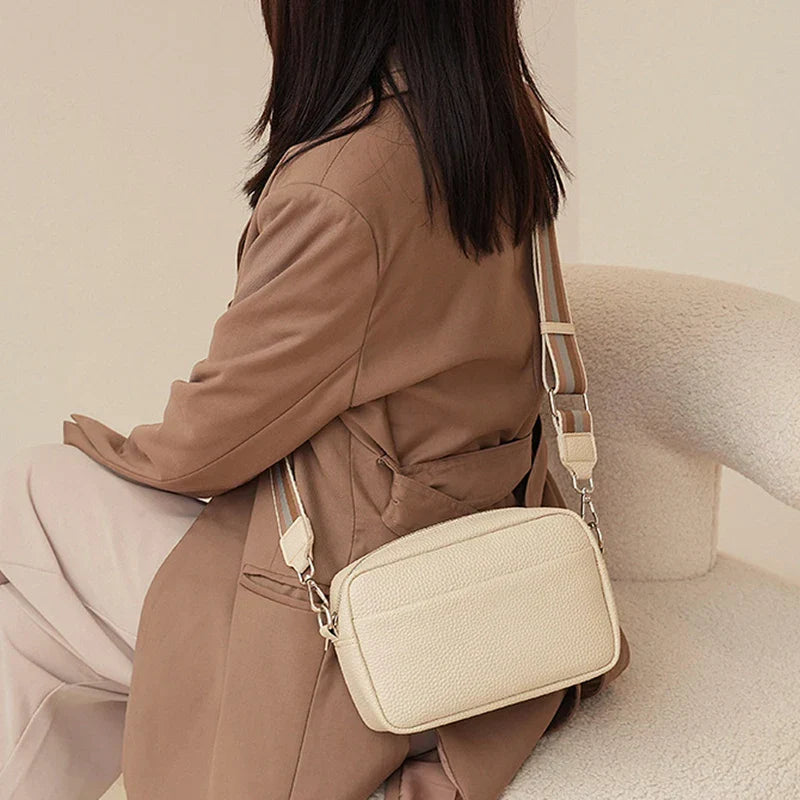 Beige Shoulder Bag for Women – Compact, Stylish & Practical Everyday Handbag