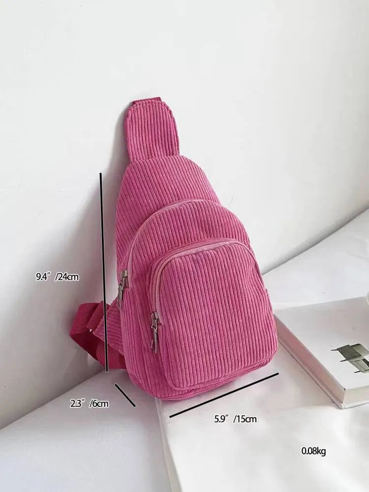 Plush Teddy Crossbody Bag for Women – Soft Fleece Belt Bag with Adjustable Strap – Cozy Winter Accessory