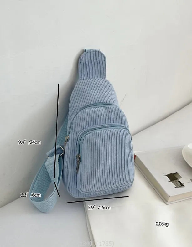 Plush Teddy Crossbody Bag for Women – Soft Fleece Belt Bag with Adjustable Strap – Cozy Winter Accessory