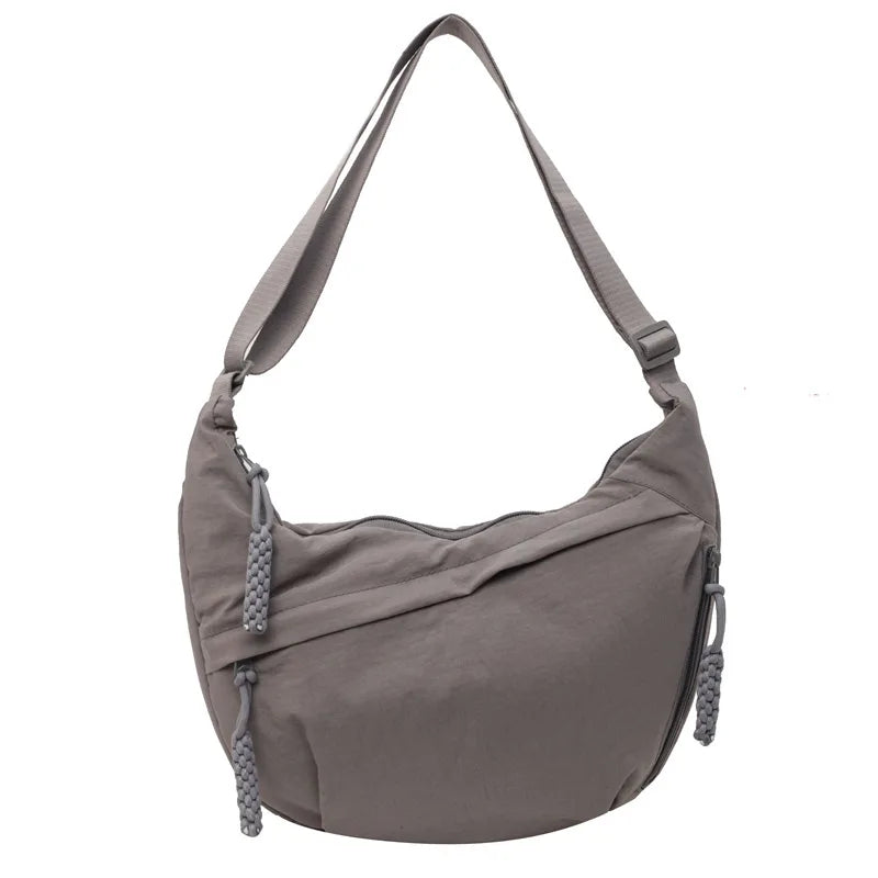 Beige Hobo Crossbody Bag – Spacious, Stylish & Comfortable Everyday Tote