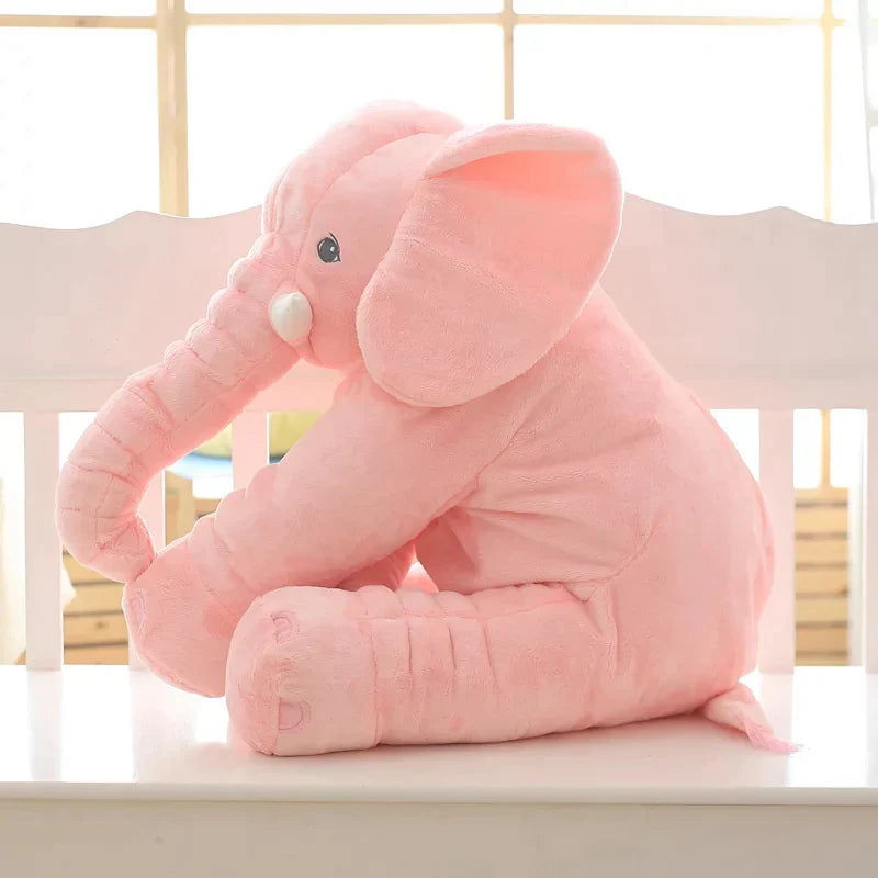 Soft Plush Elephant Toy – Safe, Cuddly & Colorful Nursery Decor