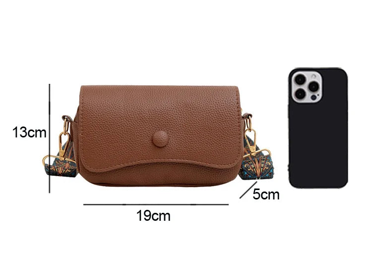 Vegan Leather Crossbody Bag for Women – Adjustable Strap – Chic & Practical Design