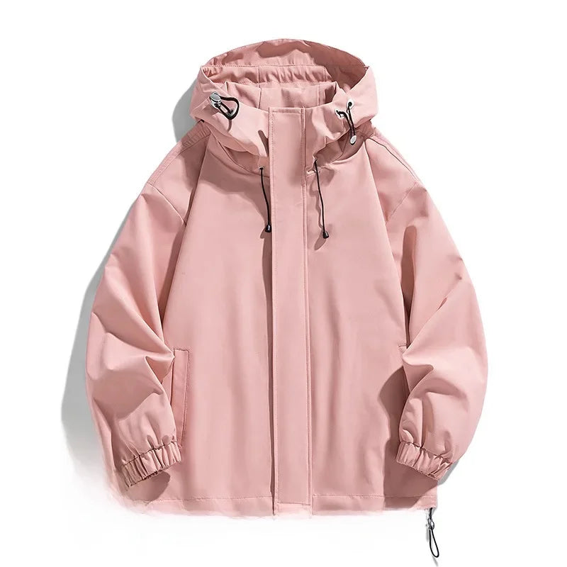 Men’s Plus Size Hooded Ski Jacket – Winter Waterproof Snow Coat