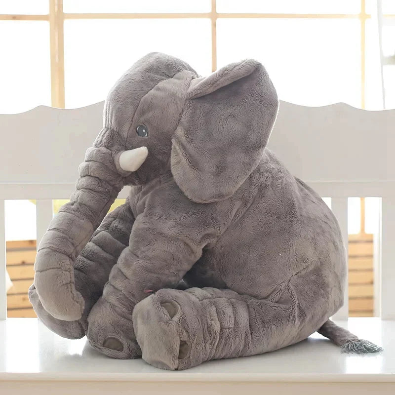 Soft Plush Elephant Toy – Safe, Cuddly & Colorful Nursery Decor