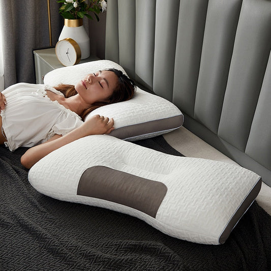 Ergonomic Memory Foam Pillow – Orthopedic Neck and Back Support Pillow for Side, Back, and Stomach Sleepers