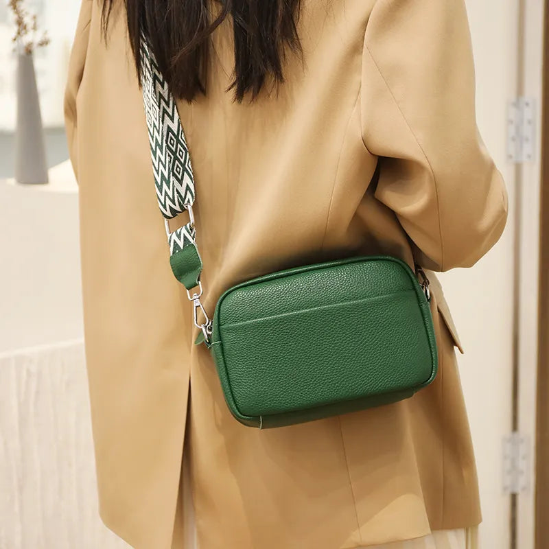 Genuine Leather Crossbody Bag for Women Premium Shoulder Purse