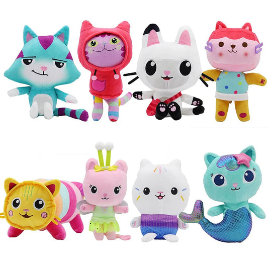 Gabby’s Dollhouse Plush Toy – Soft Cartoon Character Stuffed Doll for Kids