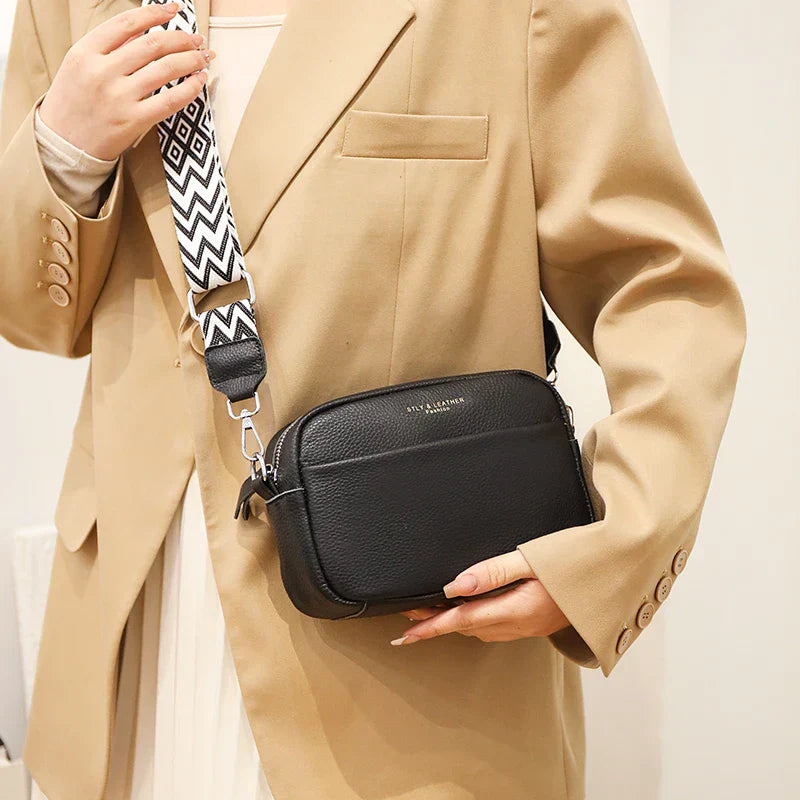 Genuine Leather Crossbody Bag for Women Premium Shoulder Purse