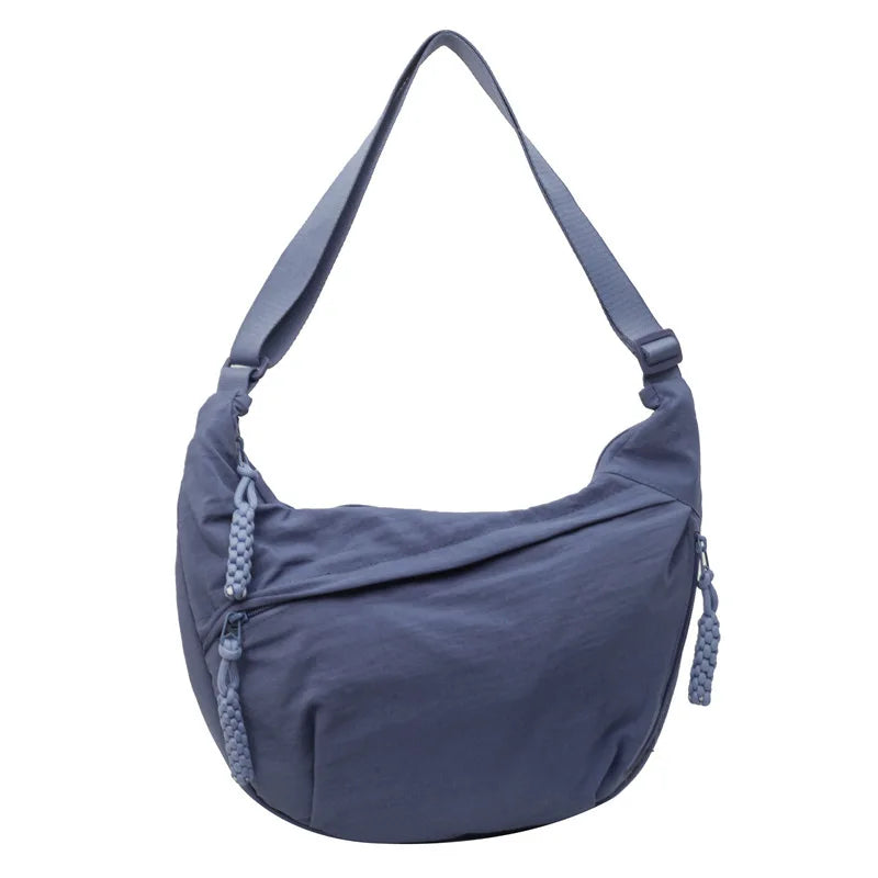 Beige Hobo Crossbody Bag – Spacious, Stylish & Comfortable Everyday Tote