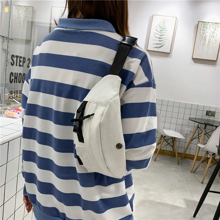 Trendy Crossbody Fanny Pack with Colorful Print – Stylish & Comfortable Waist Bag for Festivals, Travel, and Daily Use