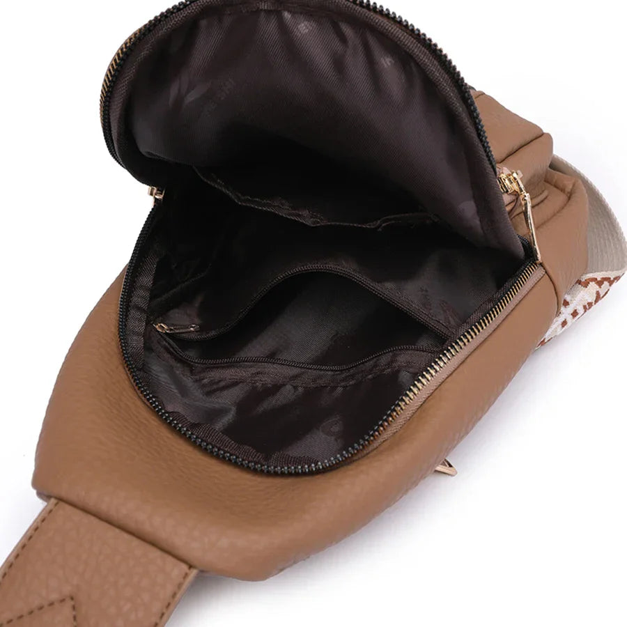 Trendy Crossbody Sling Bag – Adjustable Strap, Multiple Pockets, Stylish & Practical