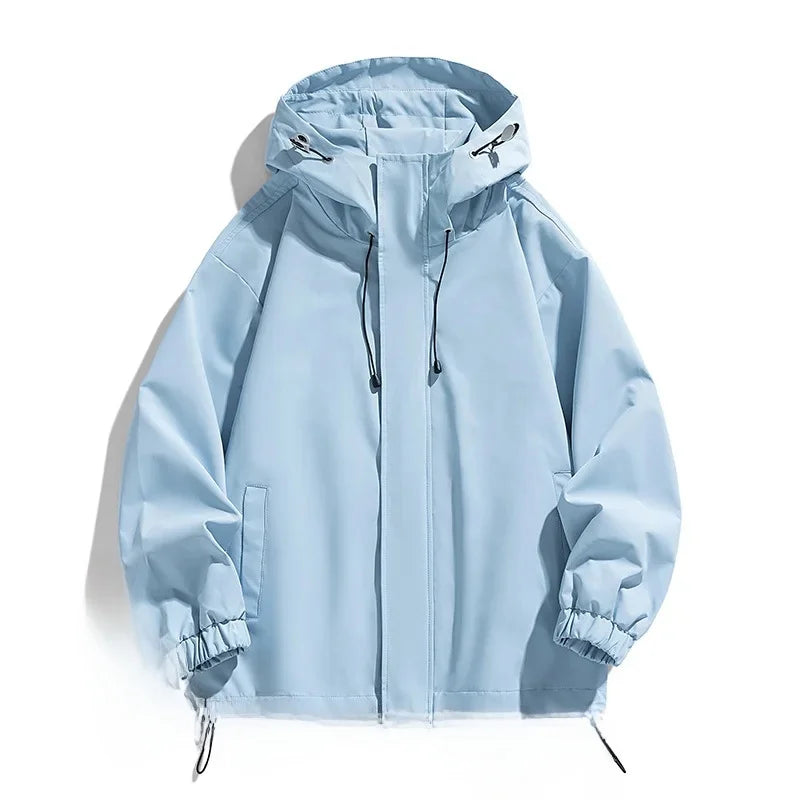Men’s Plus Size Hooded Ski Jacket – Winter Waterproof Snow Coat