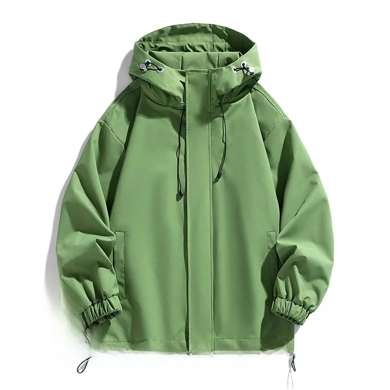 Men’s Plus Size Hooded Ski Jacket – Winter Waterproof Snow Coat