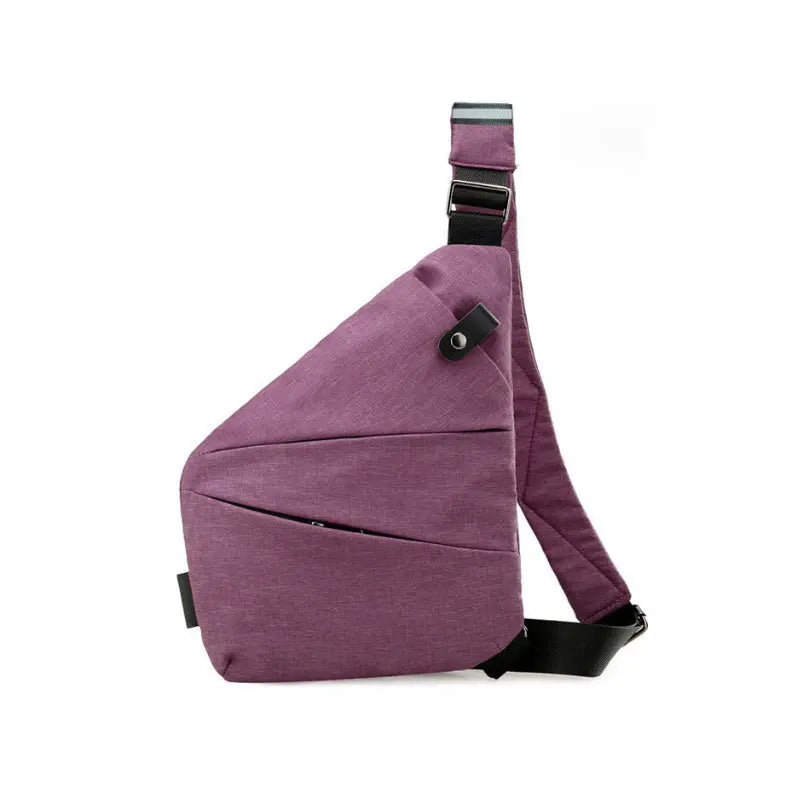 Anti-Theft Shoulder Bag – Compact & Secure Crossbody, Hidden Zippers, Water-Resistant Travel Sling