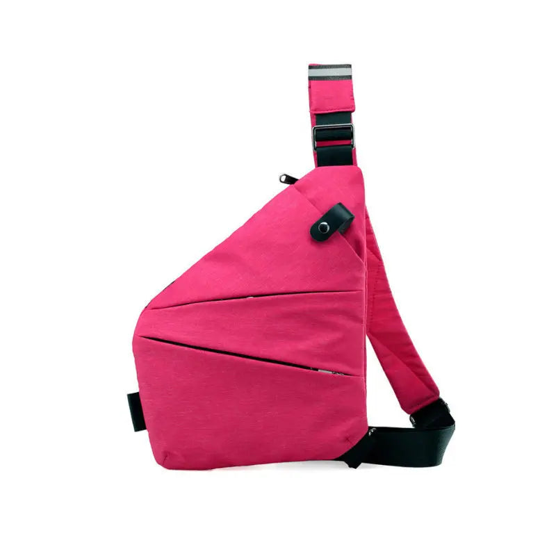 Anti-Theft Shoulder Bag – Compact & Secure Crossbody, Hidden Zippers, Water-Resistant Travel Sling