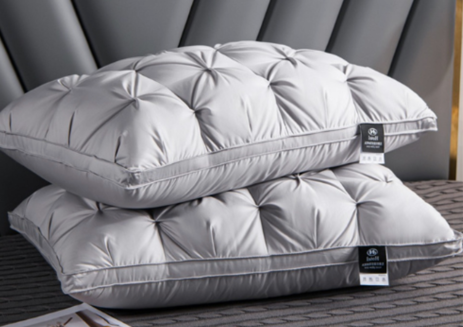 Royalty Goose Down Pillow - Luxury Neck Support, Hypoallergenic & Breathable Sleep Pillow