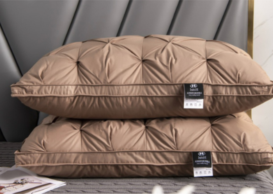 Royalty Goose Down Pillow - Luxury Neck Support, Hypoallergenic & Breathable Sleep Pillow