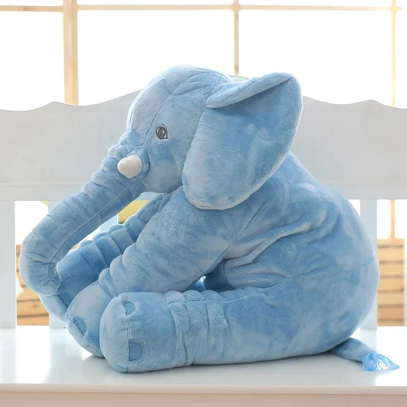 Soft Plush Elephant Toy – Safe, Cuddly & Colorful Nursery Decor