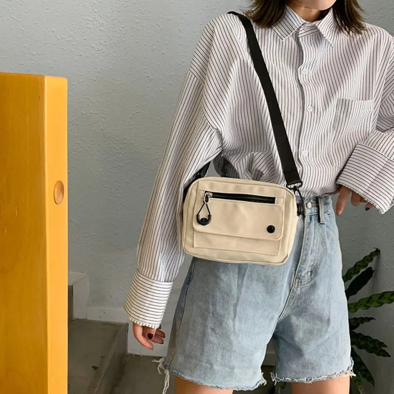 Stylish & Practical Casual Crossbody Bag – Adjustable Strap, Multiple Pockets, Ideal for Daily Use