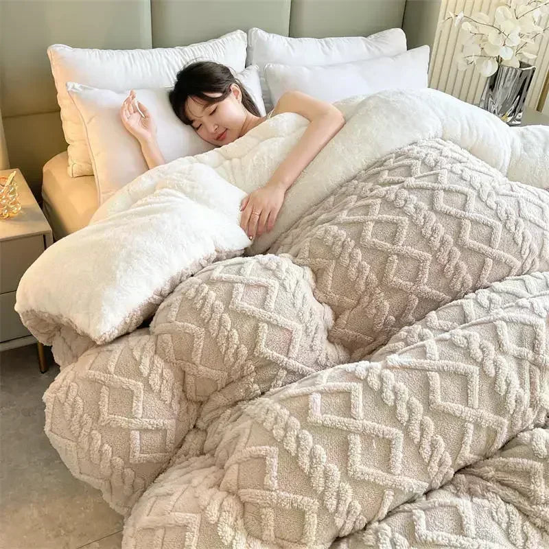 Ultra Soft Sherpa Fleece Winter Blanket – Thick Warm Throw for Bed & Couch