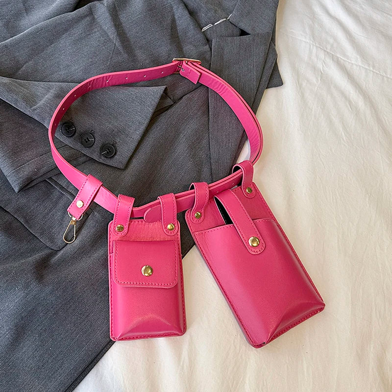 Mini Crossbody Phone Wallet – Compact Leather Purse with Adjustable Strap – Ideal for Travel, Festivals & Daily Use