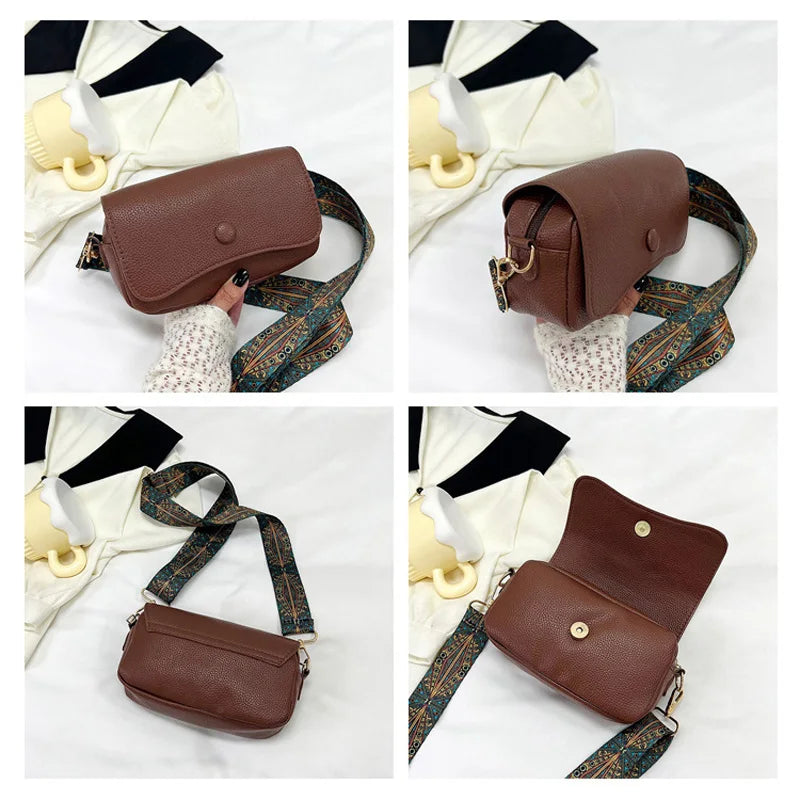 Vegan Leather Crossbody Bag for Women – Adjustable Strap – Chic & Practical Design