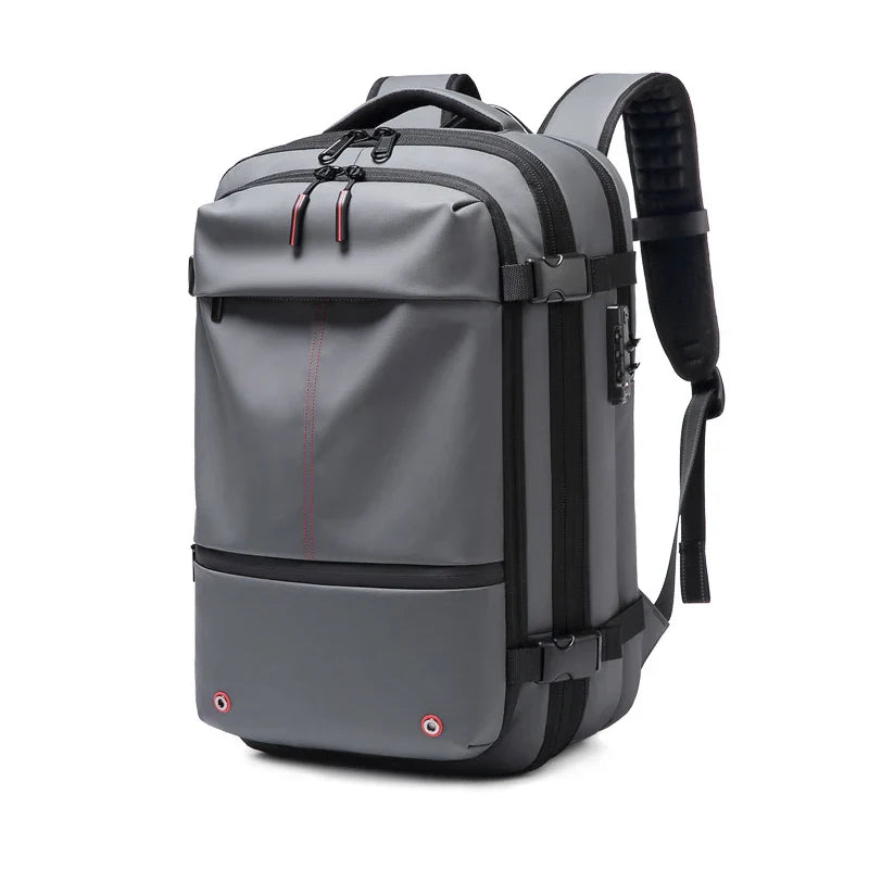 Waterproof Anti-Theft Laptop Travel Backpack – 40L Carry-On Bag with USB Port & TSA Lock