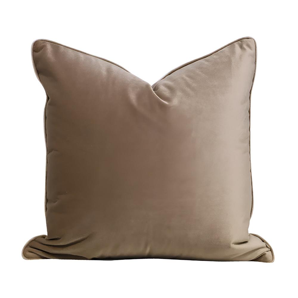 Luxury Velvet Cushion Cover – Soft Flannel Decorative Throw Pillow for Sofa, Bed, or Chair – Available in Multiple Colors
