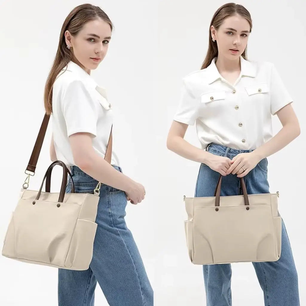 Trendy 15.6-Inch Women's Laptop Bag – Elegant & Practical Design