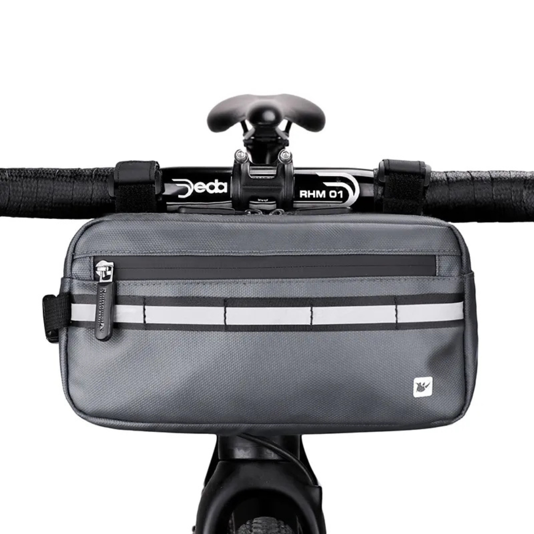 Waterproof Handlebar Bike Bag – 4L Bicycle Pouch with Zipper Closure