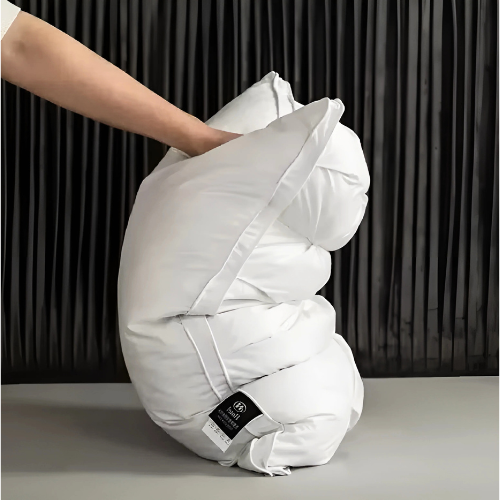 Royalty Goose Down Pillow - Luxury Neck Support, Hypoallergenic & Breathable Sleep Pillow