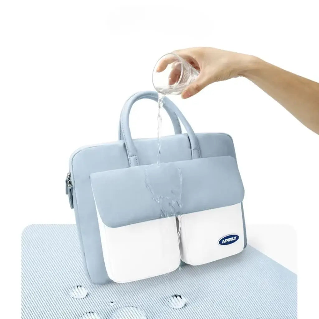 Light Blue Laptop & Work Tote Bag – Stylish, Spacious, and Travel-Friendly