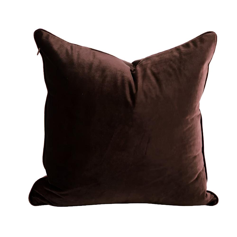 Luxury Velvet Cushion Cover – Soft Flannel Decorative Throw Pillow for Sofa, Bed, or Chair – Available in Multiple Colors