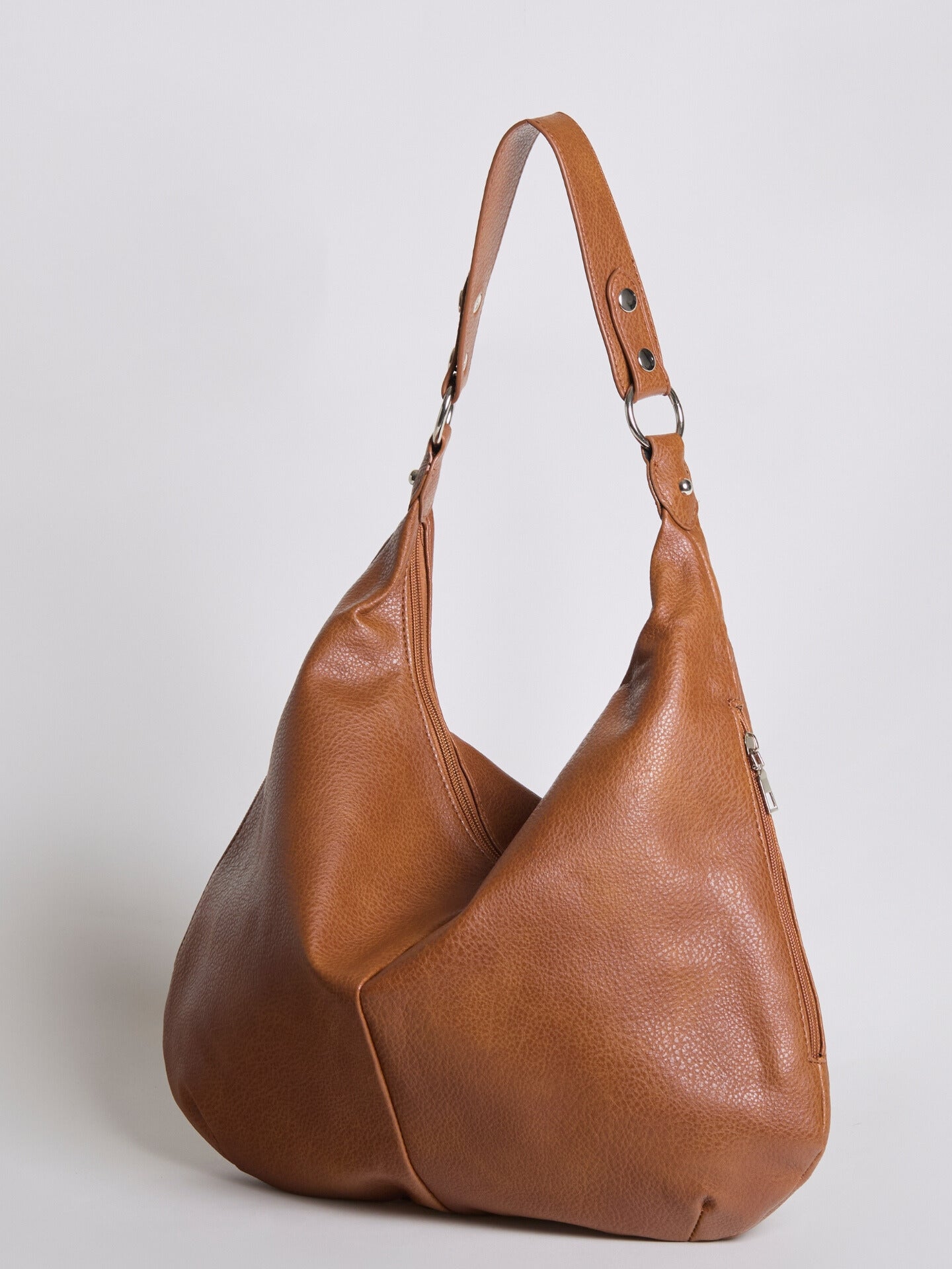 Spacious Shoulder Bag – Vegan Leather