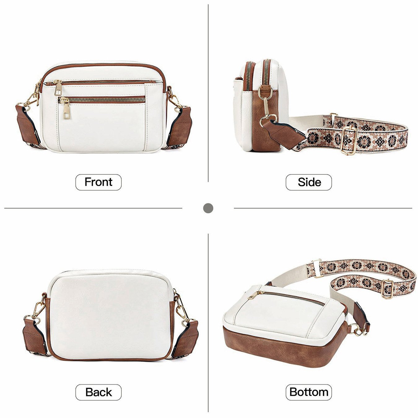 Bella Luxe Women's Leather Shoulder Bag – Stylish, Durable & Spacious Handbag