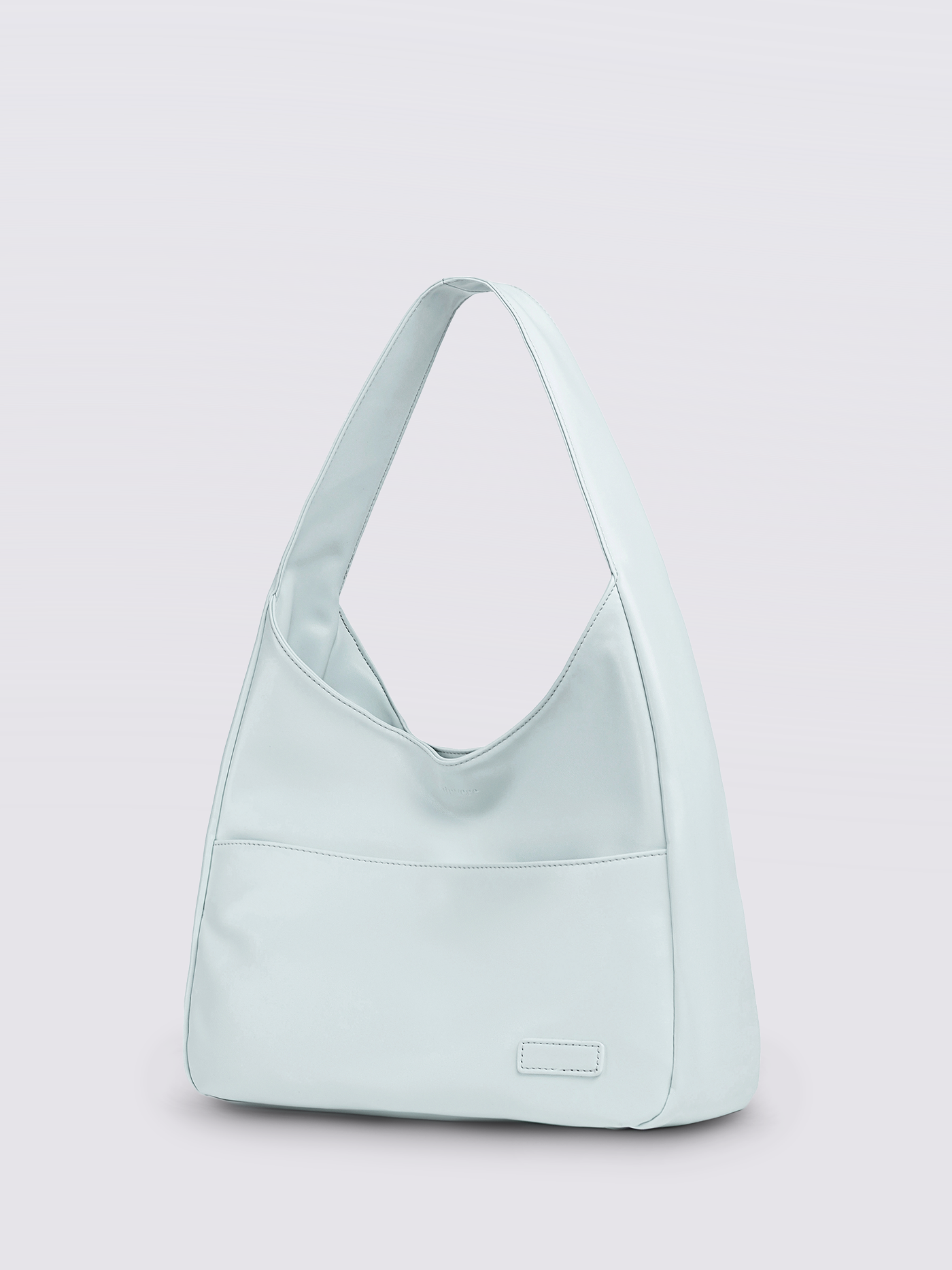 Minimalist Hobo Shoulder Bag – Vegan Leather