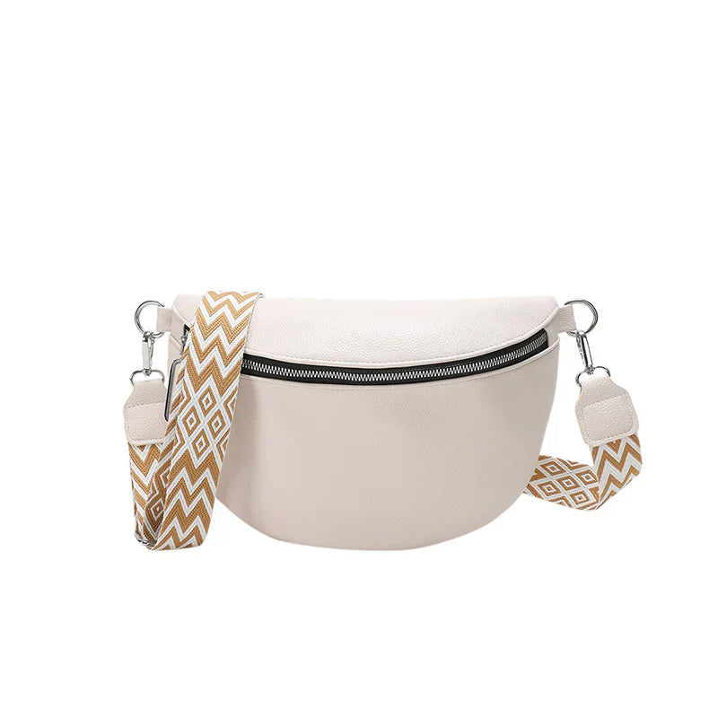 Trendy Crossbody Bag with Wide Shoulder Strap – Stylish & Comfortable