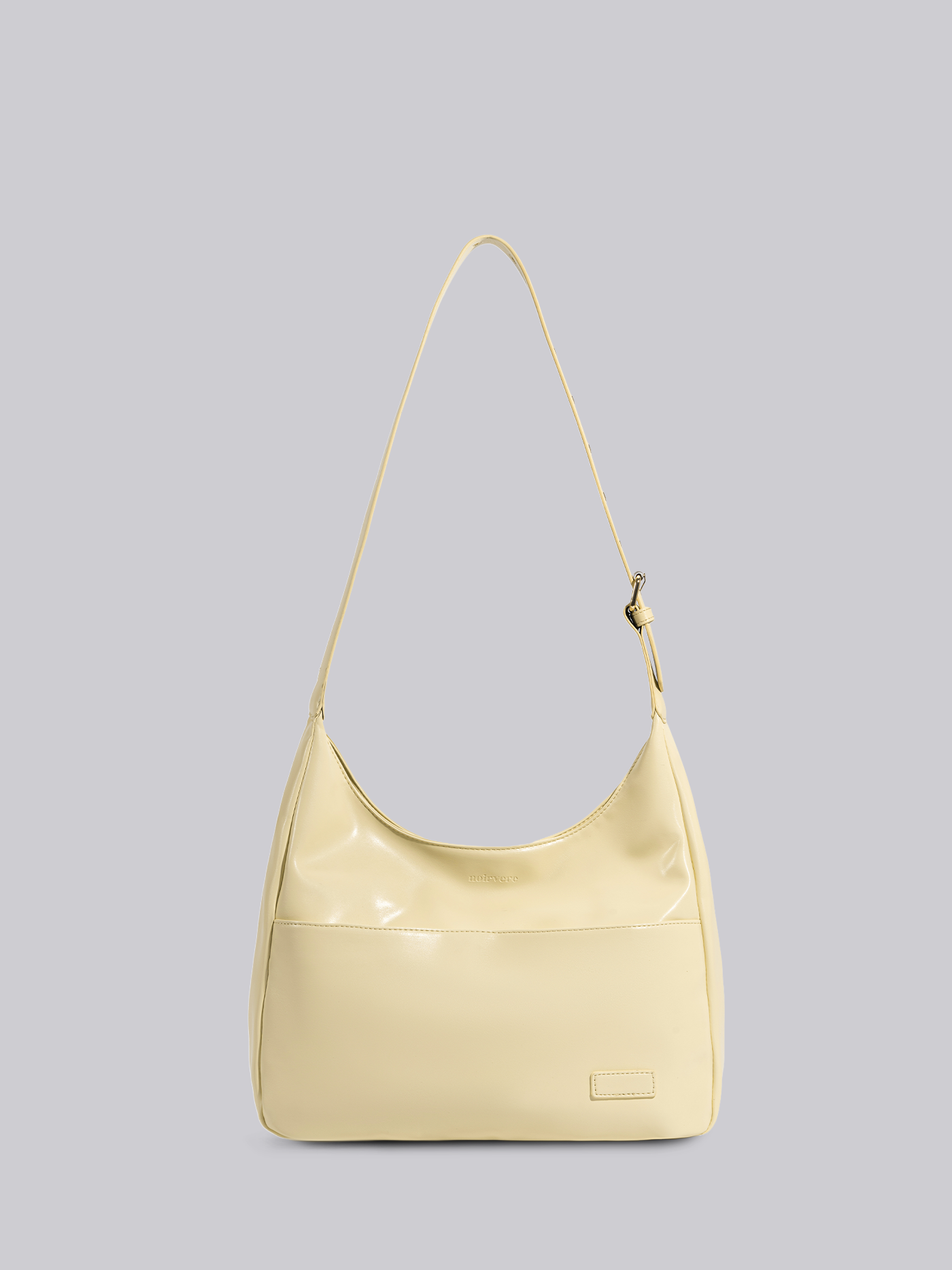 Black Shoulder Bag – Minimalist & Spacious Vegan Leather Design