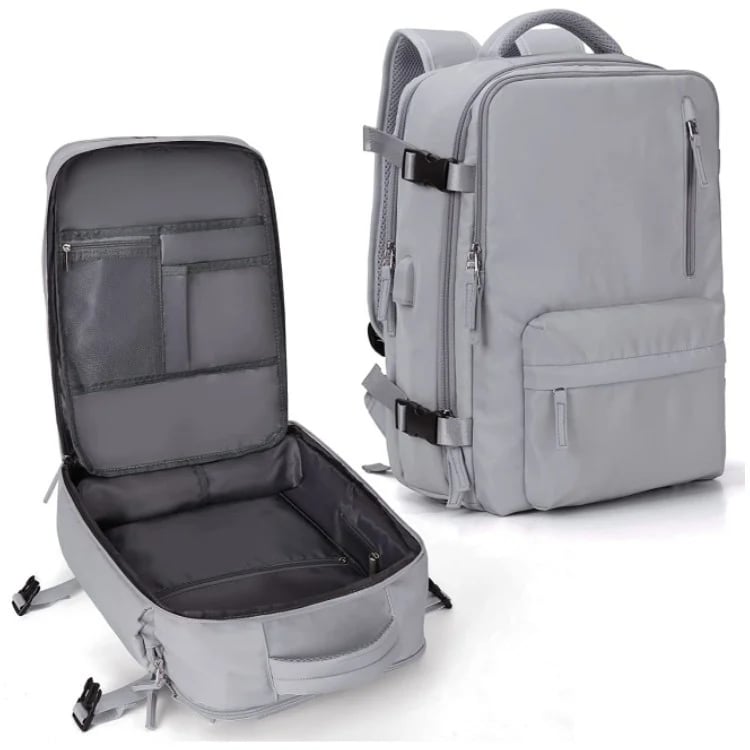 Waterproof Travel Backpack with USB Port – 30L Hiking & Commuter Backpack for Men & Women