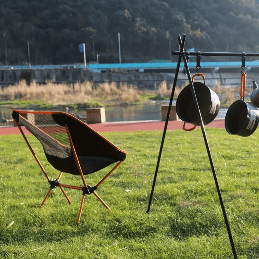 Lightweight Folding Camping Chair – Breathable Mesh, Compact Design, 120kg Capacity – Ideal for Outdoor Adventures, Festivals & Beach Days
