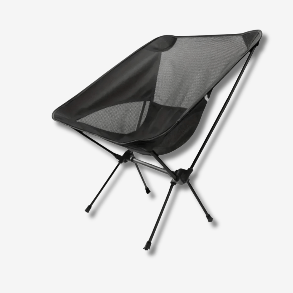 Lightweight Folding Camping Chair – Breathable Mesh, Compact Design, 120kg Capacity – Ideal for Outdoor Adventures, Festivals & Beach Days
