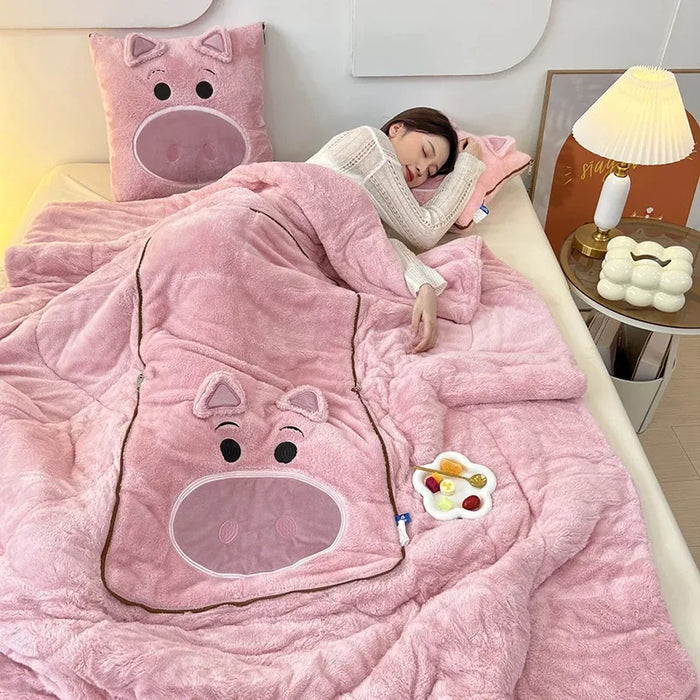 Soft Blanket & Pillow Set β Ultimate Warmth and Coziness