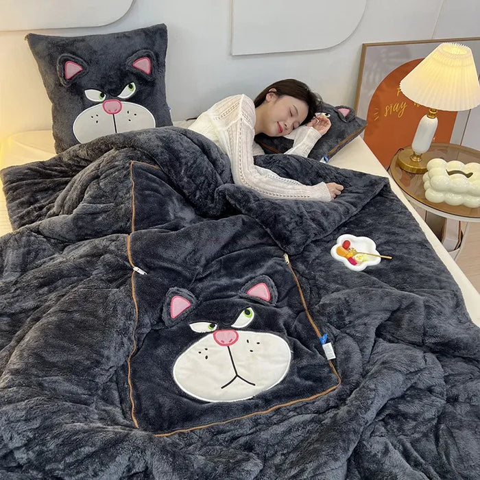 Soft Blanket & Pillow Set β Ultimate Warmth and Coziness