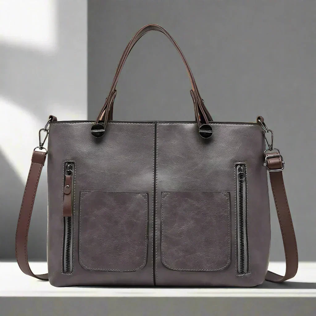 Zoe Vegan Leather Shoulder Bag – Stylish, Sustainable & Spacious Handbag for Women