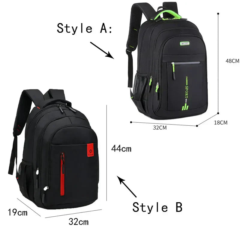 Waterproof 15.6" Laptop Backpack with USB Charging Port – Ergonomic Anti-Theft Backpack for Work, School & Travel