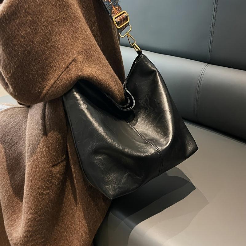 Estelle Luxe Women's Leather Shoulder Bag – Spacious & Stylish Handbag for Daily Use & Travel