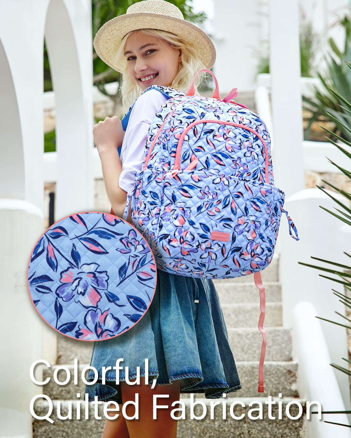Black Backpack with Laptop Compartment & Side Pockets – Lightweight, Water-Resistant & Stylish for School or Work