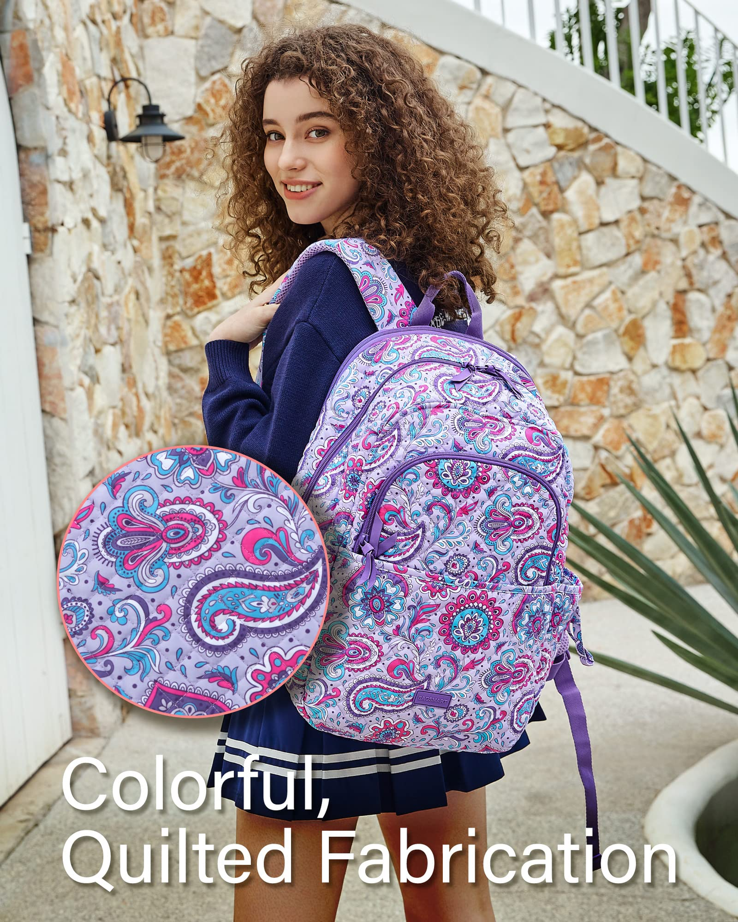 Black Backpack with Laptop Compartment & Side Pockets – Lightweight, Water-Resistant & Stylish for School or Work