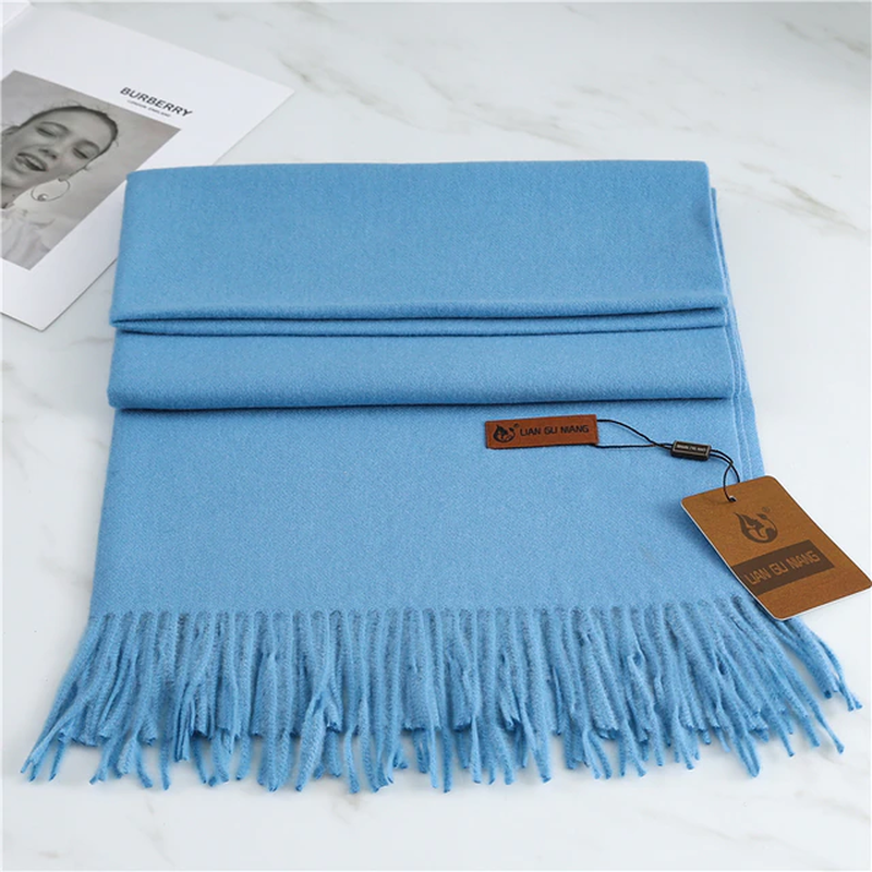 Krystal Cashmere Scarf – Women's Premium Warm & Stylish Winter Shawl in 10 Trendy Colors