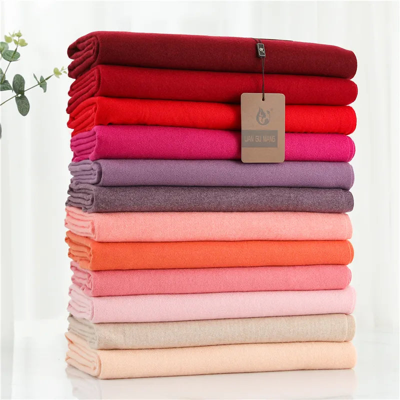 Krystal Cashmere Scarf – Women's Premium Warm & Stylish Winter Shawl in 10 Trendy Colors
